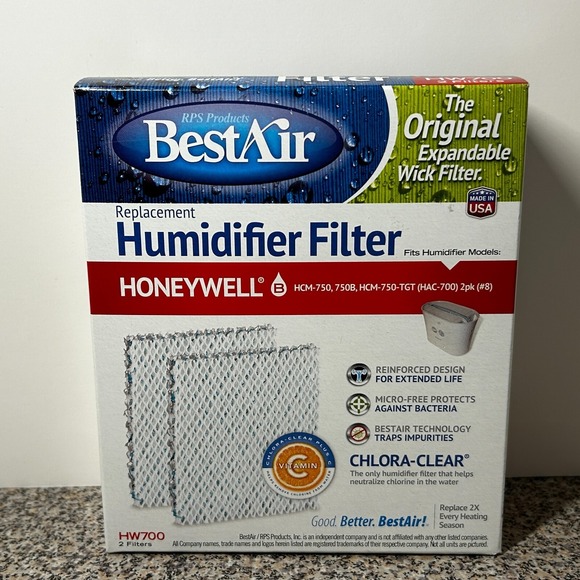 Honeywell Other - Best Air Humidifier Filter ~Honeywell - HW700-Made in USA! - 2 pack - New in Box